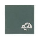 Los Angeles Rams Sage 4 Inch Laser Engraved Ceramic Coaster