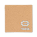 Green Bay Packers Ceramic 4" Coaster - Sand