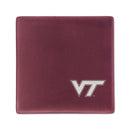 Virginia Tech Ceramic Rose 4 Inch Laser Engraved Ceramic Coaster