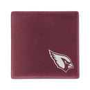 Arizona Cardinals Rose 4 Inch Laser Engraved Ceramic Coaster