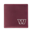 Washington Commanders Rose 4 Inch Laser Engraved Ceramic Coaster