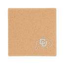 Colorado Buffaloes Ceramic 4" Coaster - Sand