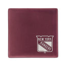 Rangers - Ny Ceramic Rose 4 Inch Laser Engraved Ceramic Coaster