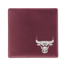 Bulls Ceramic Rose 4 Inch Laser Engraved Ceramic Coaster