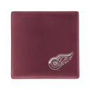 Red Wings Ceramic Rose 4 Inch Laser Engraved Ceramic Coaster