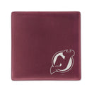 Devils Ceramic Rose 4 Inch Laser Engraved Ceramic Coaster
