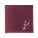 Spurs Ceramic Rose 4 Inch Laser Engraved Ceramic Coaster