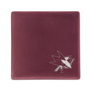 Sharks Ceramic Rose 4 Inch Laser Engraved Ceramic Coaster