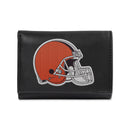 Cleveland Browns Black Embroidered Tri-Fold Wallet