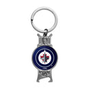 Winnipeg Jets Sculpted Bottle Opener Keychain