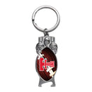 Texas Tech Red Raiders Sculpted Football Bottle Opener Keychain