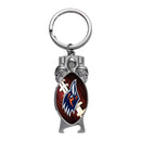 UTSA Roadrunners Football Sculpted Bottle Opener Keychain
