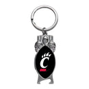 Cincinnati Bearcats Sculpted Bottle Opener Keychain