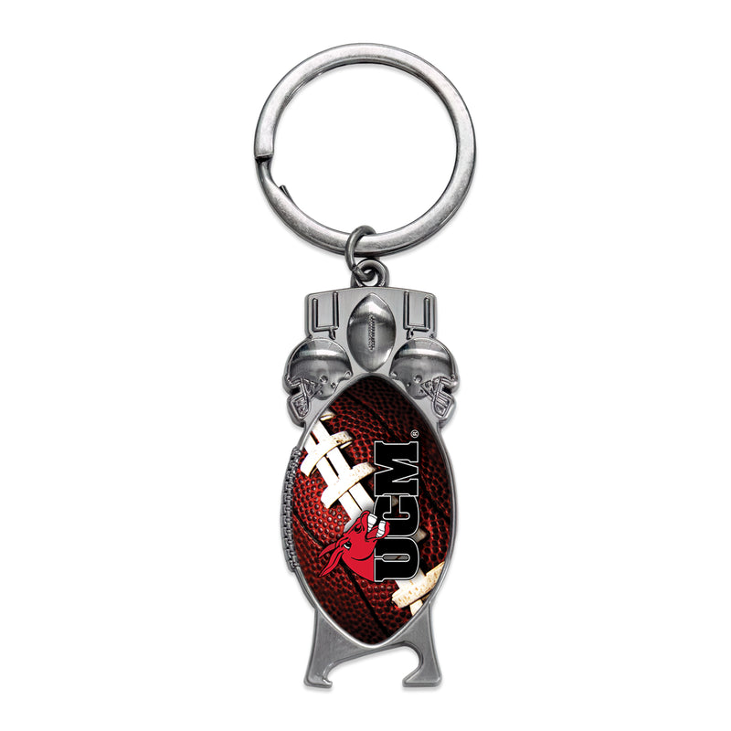 Central Missouri Mules Sculpted Bottle Opener Keychain