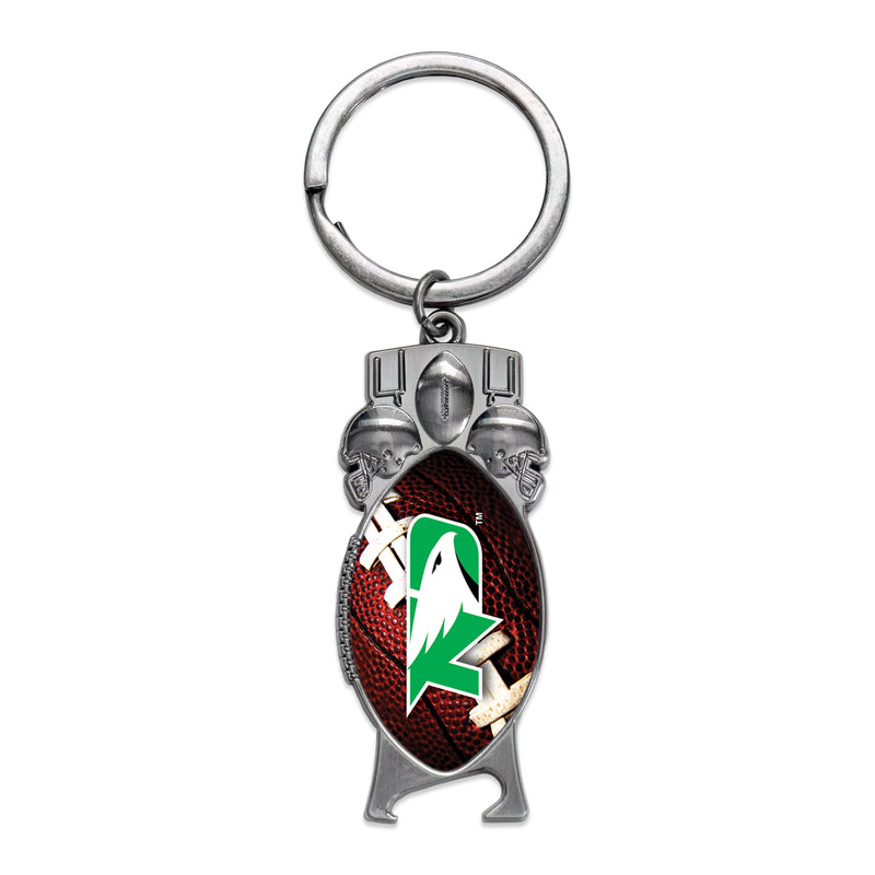 North Dakota Fighting Hawks Sculpted Bottle Opener Keychain