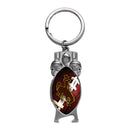 Wyoming Cowboys Sculpted Bottle Opener Keychain