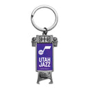 Utah Jazz Basketball Sculpted Bottle Opener Keychain