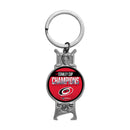 Carolina Hurricanes 2026 Stanley Cup Champions Sculpted Bottle Opener Keychain