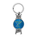 St. Louis Blues Hockey Sculpted Bottle Opener Keychain