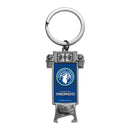 Minnesota Timberwolves Sculpted Basketball Bottle Opener Keychain