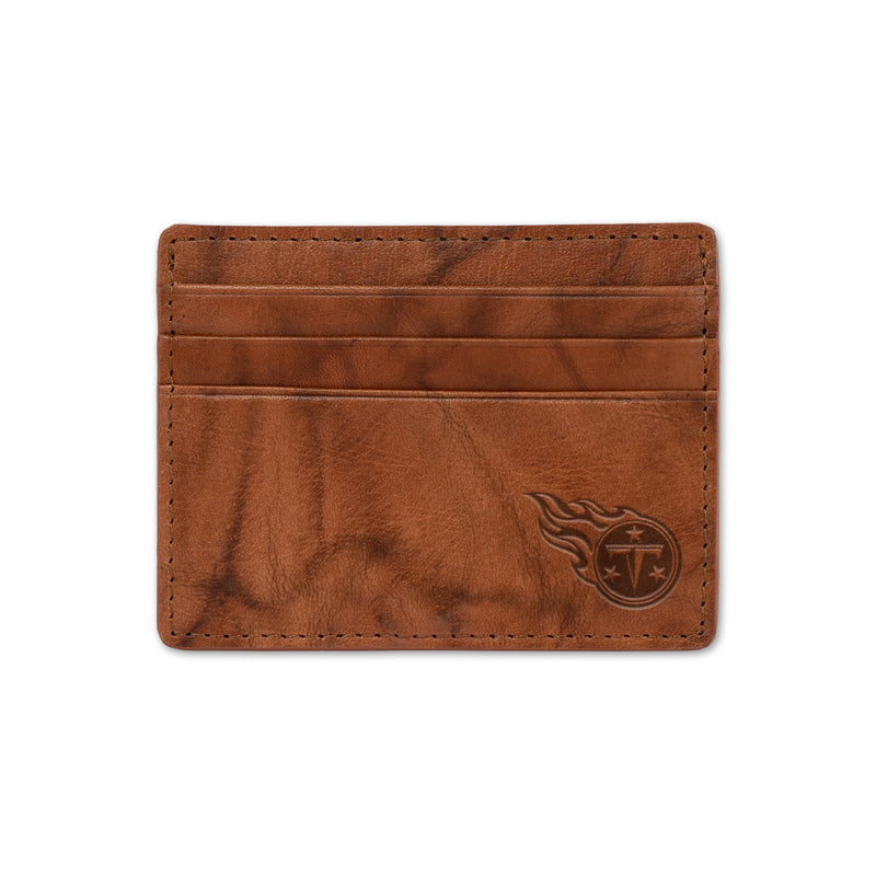 Titans Embossed Genuine Leather Credit Card Wallet