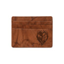 Ravens Embossed Genuine Leather Credit Card Wallet