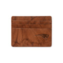 Patriots Embossed Genuine Leather Credit Card Wallet