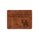 Kentucky University Embossed Genuine Leather Credit Card Wallet