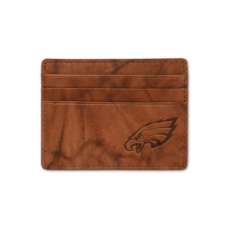 Eagles Embossed Genuine Leather Credit Card Wallet