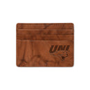 Northern Iowa Embossed Genuine Leather Credit Card Wallet