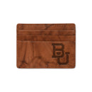 Baylor Embossed Genuine Leather Credit Card Wallet