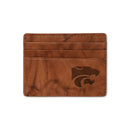 Kansas State University Embossed Genuine Leather Credit Card Wallet