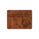 Bengals Embossed Genuine Leather Credit Card Wallet