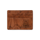 Arizona University Embossed Genuine Leather Credit Card Wallet