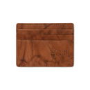 Arizona State Embossed Genuine Leather Credit Card Wallet