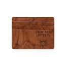 Bulls Embossed Genuine Leather Credit Card Wallet
