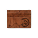 Atlanta Hawks Embossed Genuine Leather Credit Card Wallet