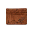Red Wings Embossed Genuine Leather Credit Card Wallet