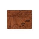 Jazz Embossed Genuine Leather Credit Card Wallet
