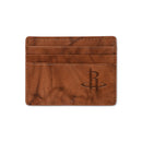 Rockets Embossed Genuine Leather Credit Card Wallet