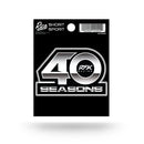 RFK Racing 40 Season Short Sport Decal