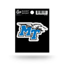 Middle Tennessee Blue Raiders Short Sport Decal