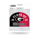 Georgia University Class Of 2024 Small Static Cling