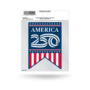 America 250 Small Decorative Static Cling Decal
