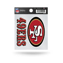 SF 49ers Small Static Cling