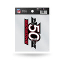 Atlanta Falcons 50Th Anniversary Small Static Cling