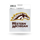 Western Michigan Broncos Small Static Cling