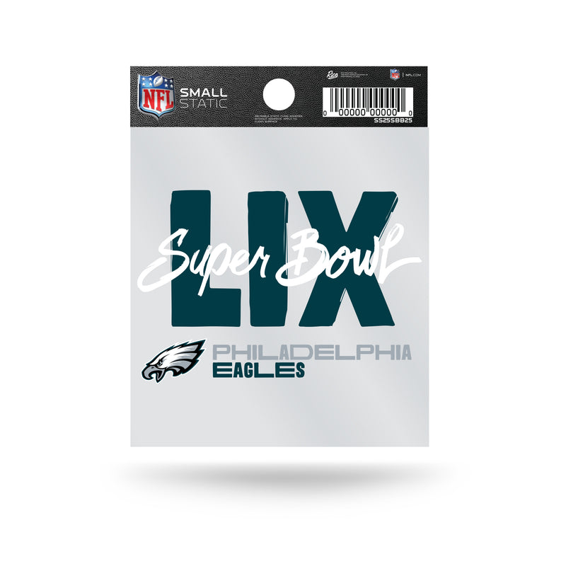 Philadelphia Eagles 2025 Super Bowl LIX Bound Small Static Cling