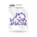 Tcu Small Static Cling- Secondary Logo