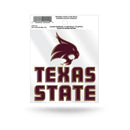 Texas State Small Static Cling